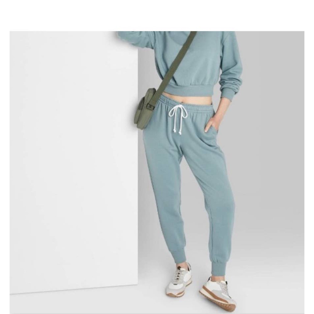 Women's High-Rise Jogger Sweatpants ~Wild Fable~Color Slate Blue~ Size XS New